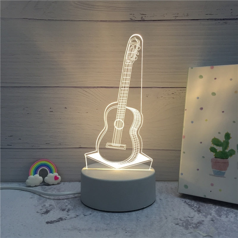 Creative 3D LED Table Lamp/Decorative Night Light Álamo